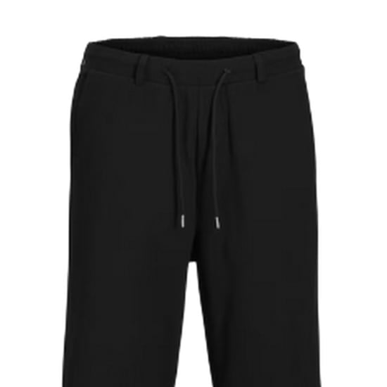 Jack And Jones Heren-joggingbroek met taps toelopende pijpen en een relaxte pasvorm (Zwart) - Image 3