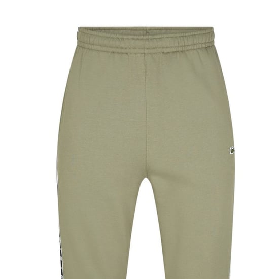 Lacoste Slanke joggingbroek voor heren met streep aan de zijkant (Kaki Groen) - Image 3