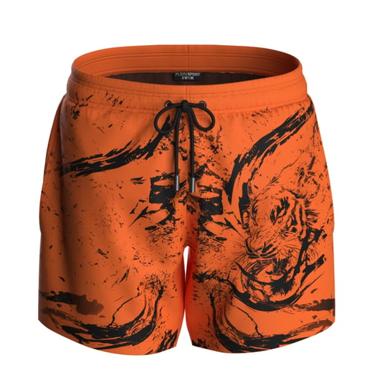Boardshort Swim Shorts in Orange - Image 1