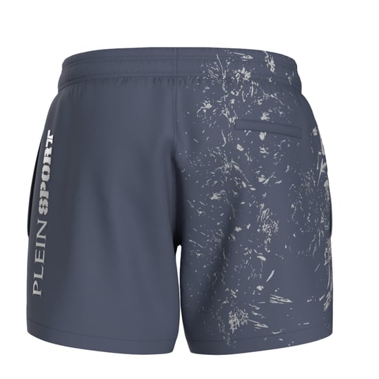 Water Tiger Logo Swim Shorts in Grey - Image 2