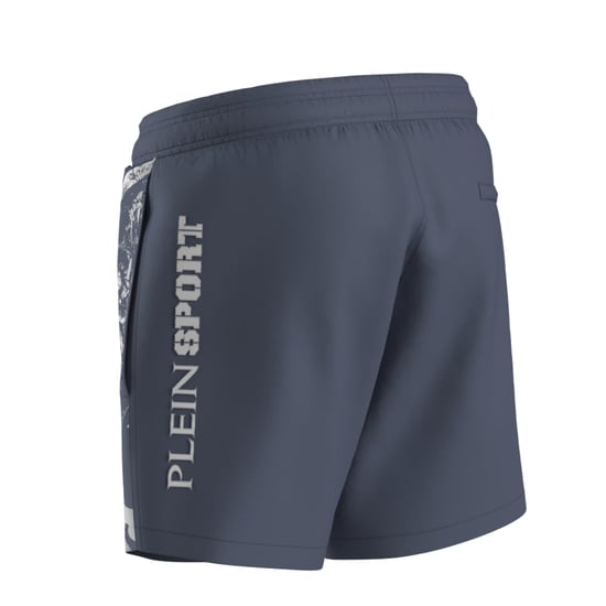 Water Tiger Logo Swim Shorts in Grey - Image 3