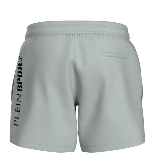 Water Tiger Logo Boardshort Swim Shorts in Light Grey - Image 2