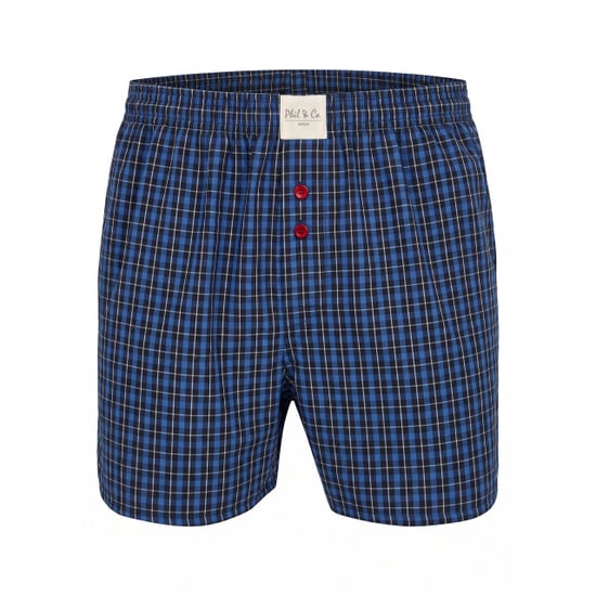 Phil & Co Heren wijde boxershorts mulitpack 4-pack blauw - Image 3