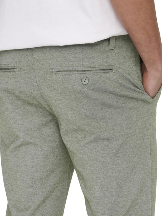Only & Sons Onsmark slim tap 0209 melange pant - Image 3