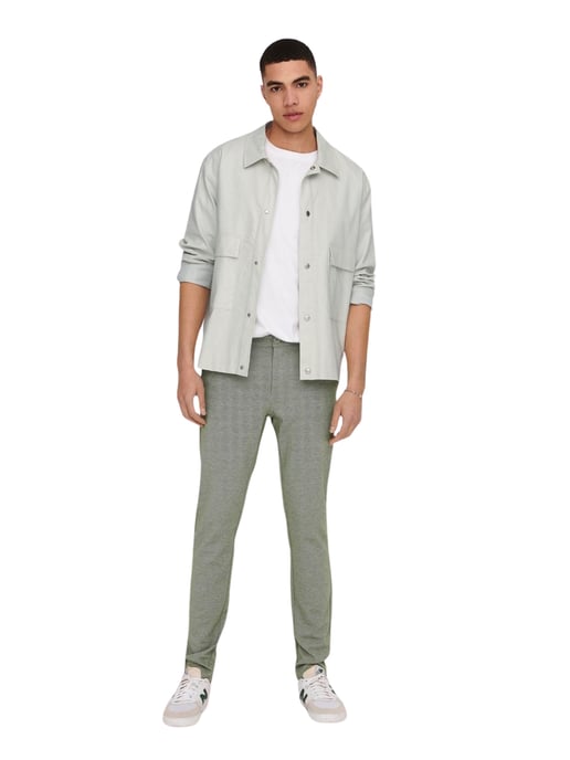 Only & Sons Onsmark slim tap 0209 melange pant - Image 4