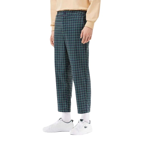 Lacoste Herenbroek met all-overprint (Marineblauw/rood) - Image 1