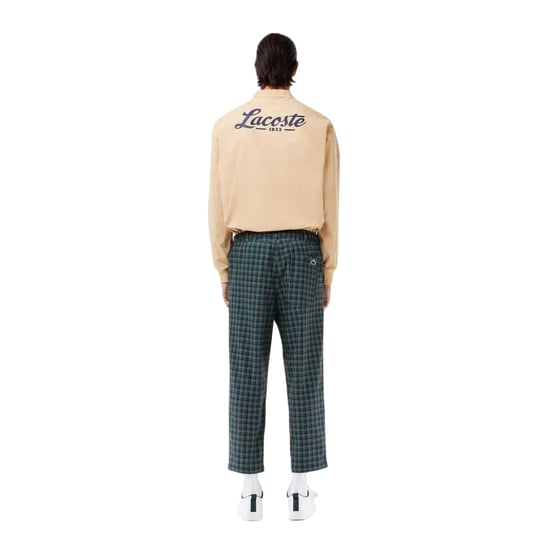 Lacoste Herenbroek met all-overprint (Marineblauw/rood) - Image 2