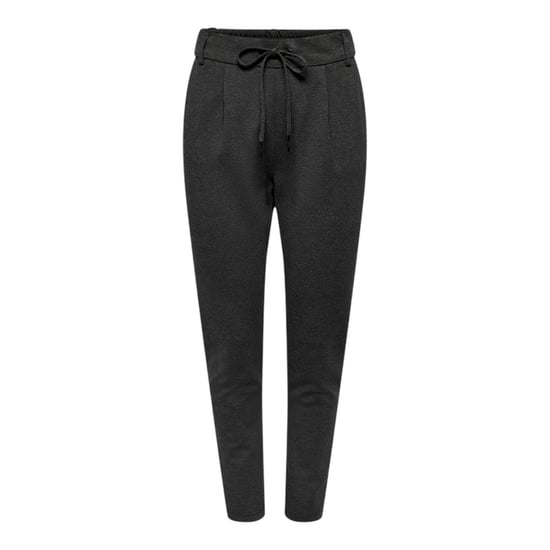 Only Womens/Ladies Plain Slim Trousers (Dark Grey Melange) - Image 2