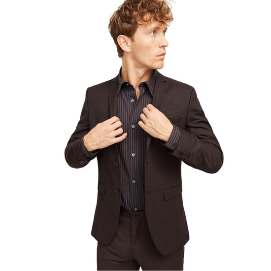 Jack And Jones Herenblazer met één rij knopen van Solaris (Bruin) - Image 3