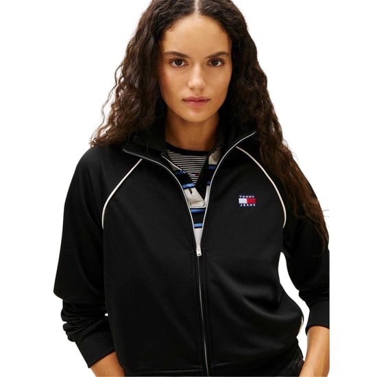 Tommy Jeans Dames-trainingsjack met embleem (Zwart) - Image 4