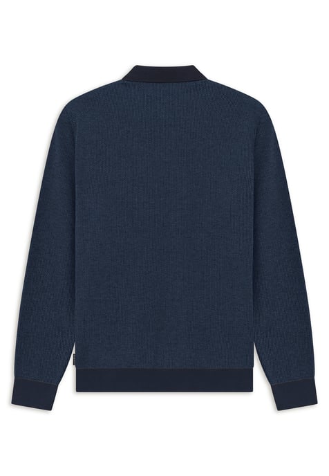 Bugatti Herren Poloshirt met borstzak en contrasterende strepen - Image 5