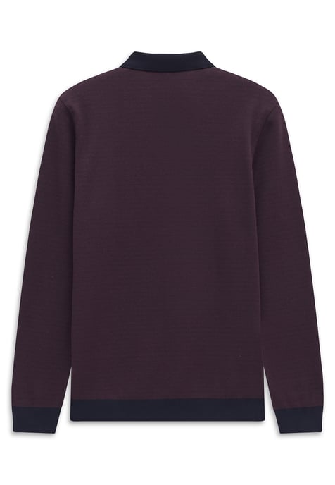 Bugatti Herren Poloshirt met borstzak en contrasterende strepen - Image 5