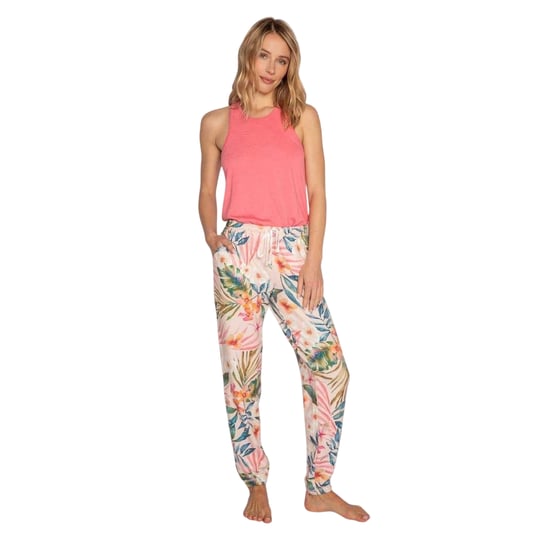 PJ Salvage Womens/Ladies Floral Lounge Pants (Rosa) - Image 3