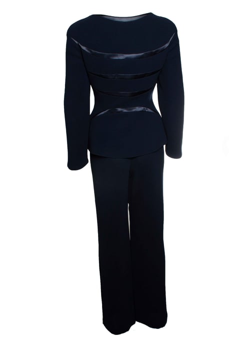Thierry Mugler, marineblauwe pak - Image 4
