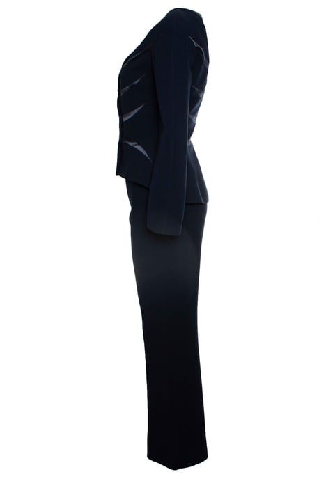 Thierry Mugler, marineblauwe pak - Image 6