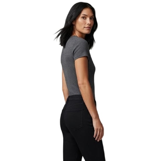 Levis Dams 712 Slim-fit-jeans med sömkant (Natten är svart) - Image 3