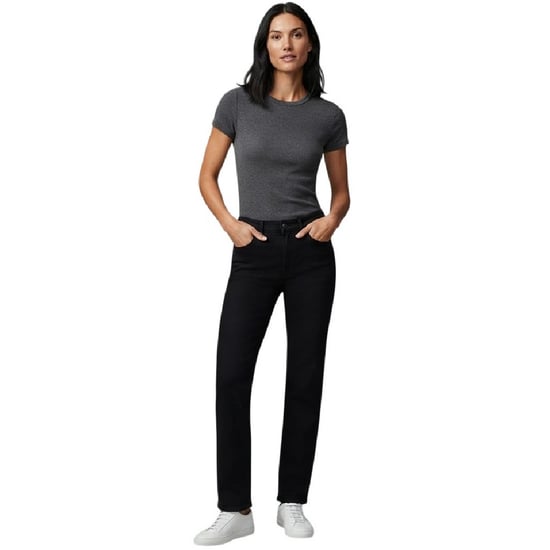 Levis Dams 712 Slim-fit-jeans med sömkant (Natten är svart) - Image 5