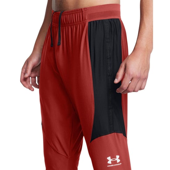 Under Armour Mens Pro Logo Trousers (Orange) - Image 3