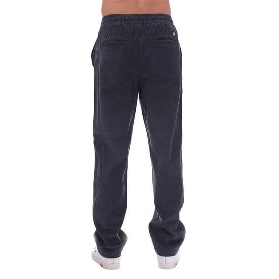 Lyle & Scott Herenbroek met rechte pijpen en effen kleur (Modderige marine) - Image 2