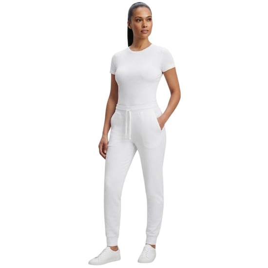 Emporio Armani EA7 Dames/Dames Relaxed Fit Joggers (Wit) - Image 4