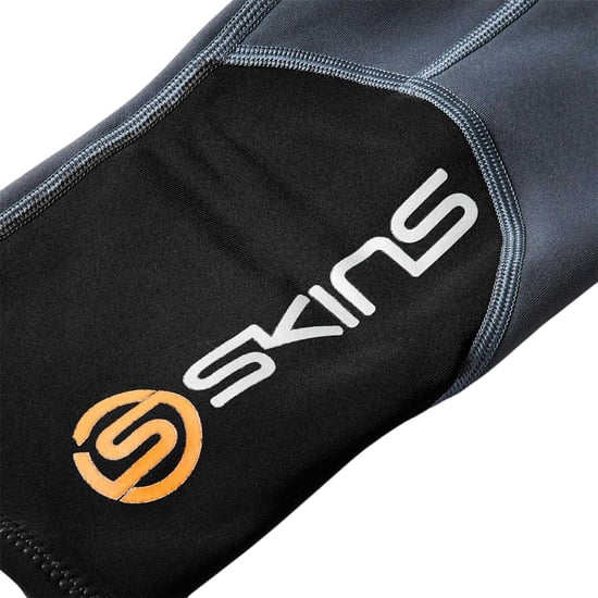 Skins Mens Fitted 3/4 Leggings (Black) - Image 3