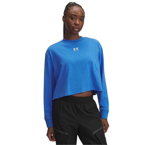 Under Armour Dames-fleece-sweatshirt met kwartritssluiting uit de Unstoppable-collectie (Jasper) - Image 2
