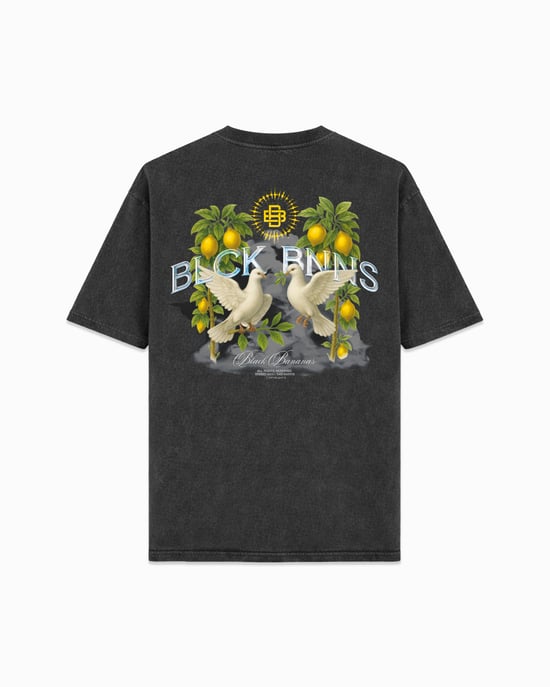 Black Bananas Doves T-shirt, - Image 1
