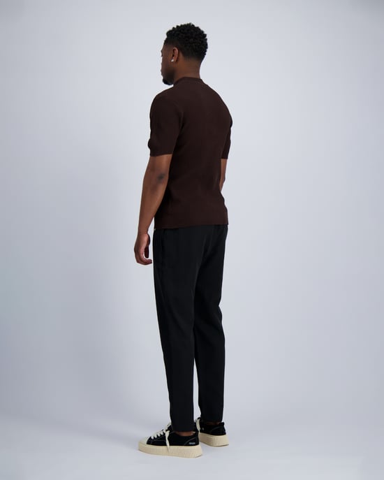 Black Bananas Knit T-shirt, - Image 3