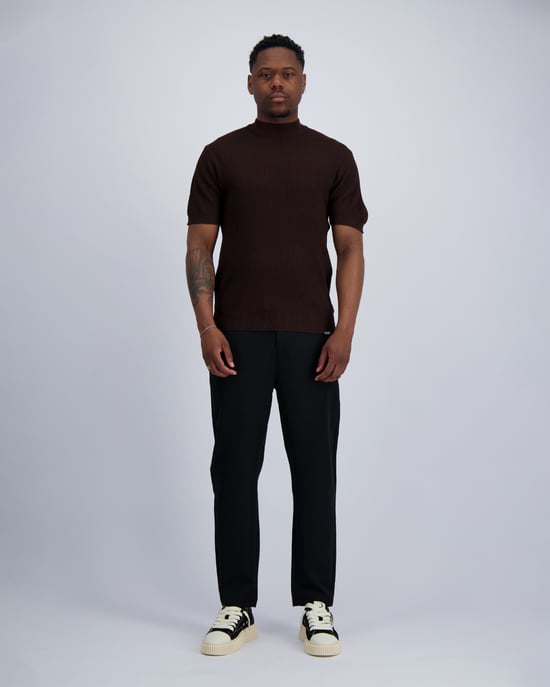 Black Bananas Knit T-shirt, - Image 5