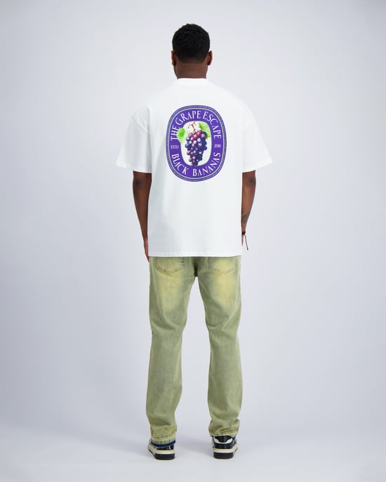 Black Bananas Wine Label T-shirt, - Image 2