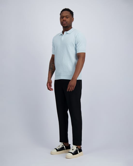 Black Bananas Soft V2 Knit Polo, - Image 3