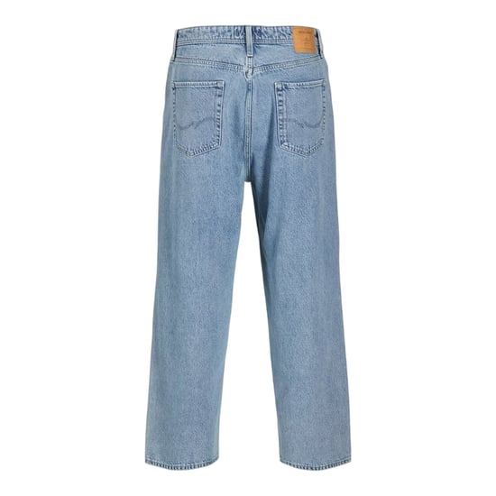 Jack And Jones Mens Denim Relaxed Wide Leg Jeans (Blue Denim) - Image 3