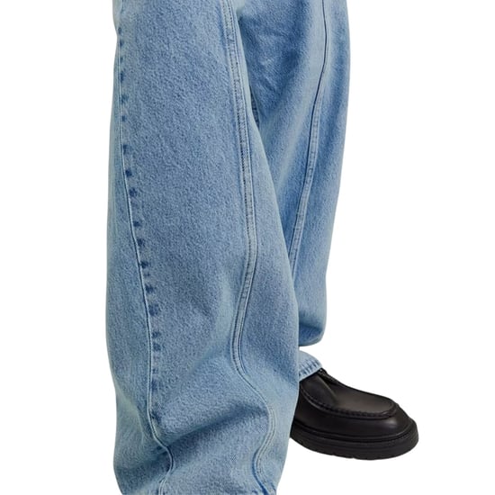 Jack And Jones Mens Denim Relaxed Wide Leg Jeans (Blue Denim) - Image 5