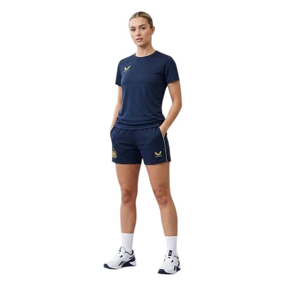 Castore Womens/Ladies Newcastle United FC Football Shorts (Carbon) - Image 1