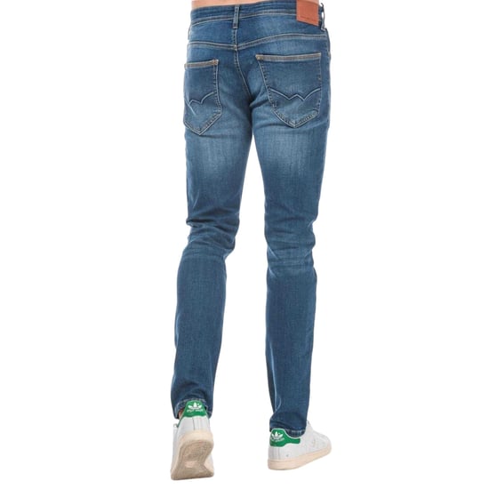 Duck and Cover Heren Overbug Tapered Jeans (Denim) - Image 3