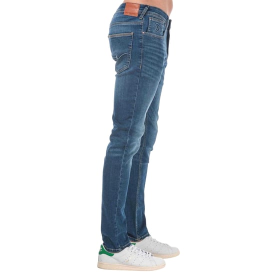 Duck and Cover Heren Overbug Tapered Jeans (Denim) - Image 4