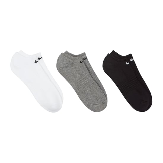 Nike Gevoerde onzichtbare sokken voor dames (set van 3) (Wit, Zwart) - Image 2