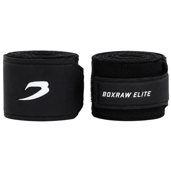 BoxRaw 4.5m Black Hand Wraps - Image 1