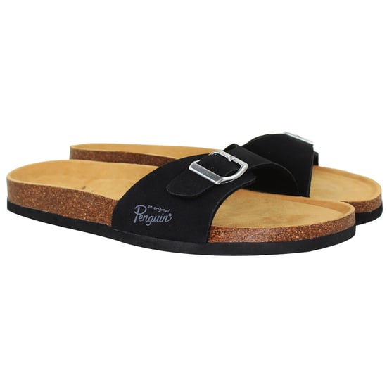Penguin Pru Womens Black Sliders - Image 3