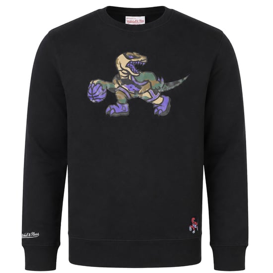 Mitchell & Ness NBA Toronto Raptors Woodland Mens Black Sweater - Image 1