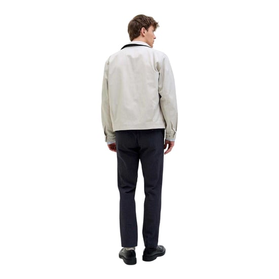 Jack And Jones Heren-cargobroek met rechte pijpen van seersucker (Nachtelijke hemel) - Image 3