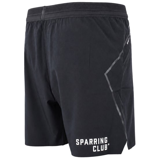 BoxRaw Sparring Club Mens Black Shorts - Image 2