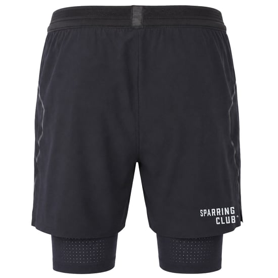 BoxRaw Sparring Club 2in1 Mens Black Shorts - Image 3