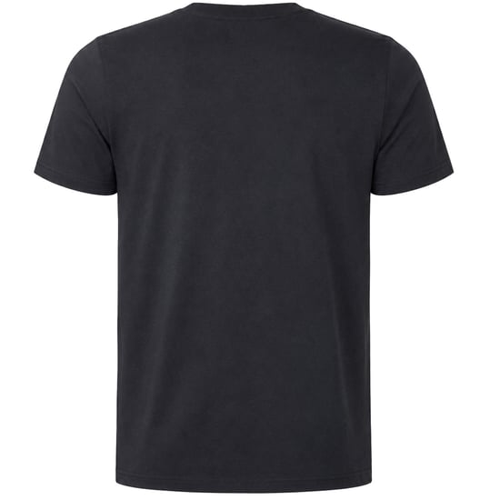BoxRaw Plain Mens Black T-Shirt - Image 2