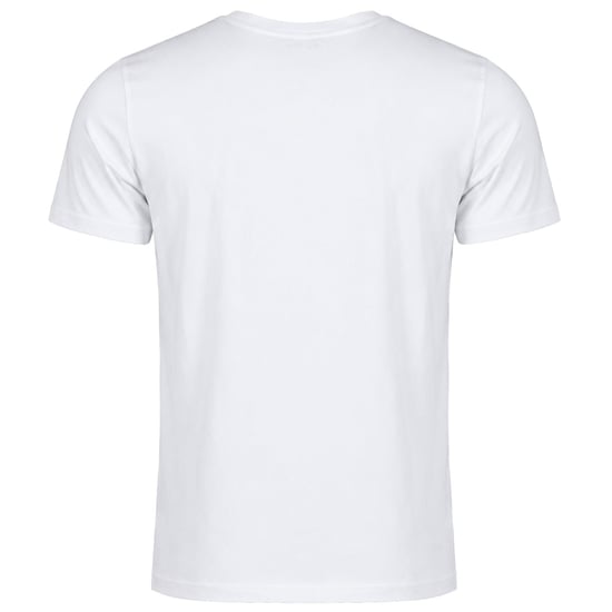 BoxRaw Plain Mens White T-Shirt - Image 2