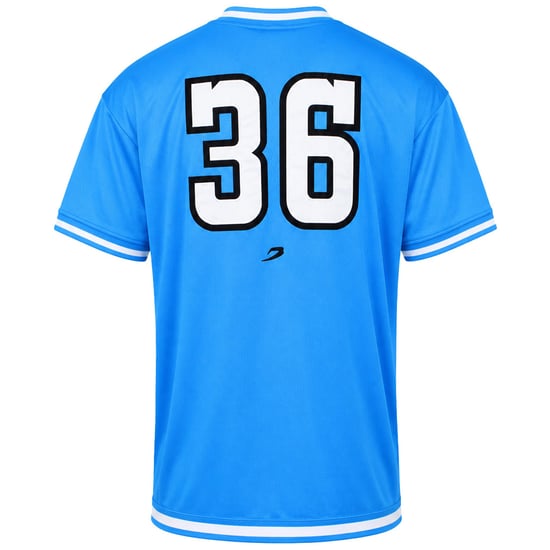 BoxRaw 36 by Teddy Atlas Mens Blue T-Shirt - Image 2