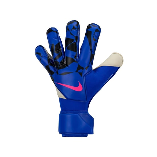 Nike Unisex-keepershandschoenen voor volwassenen met geometrisch patroon van Vapor (Blauw/Zwart) - Image 1