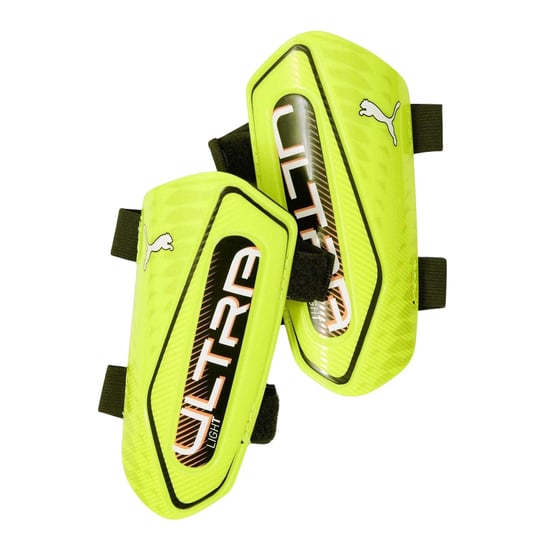 Puma Ultra lichte scheenbeschermers voor volwassenen (Kalk/zwart) - Image 1