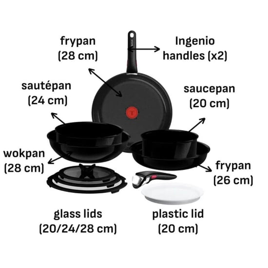 Tefal Excellence keramische pannenset 11 delig - Image 6