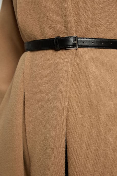 Knit Oversized Belted Midi Coatigan - Image 3